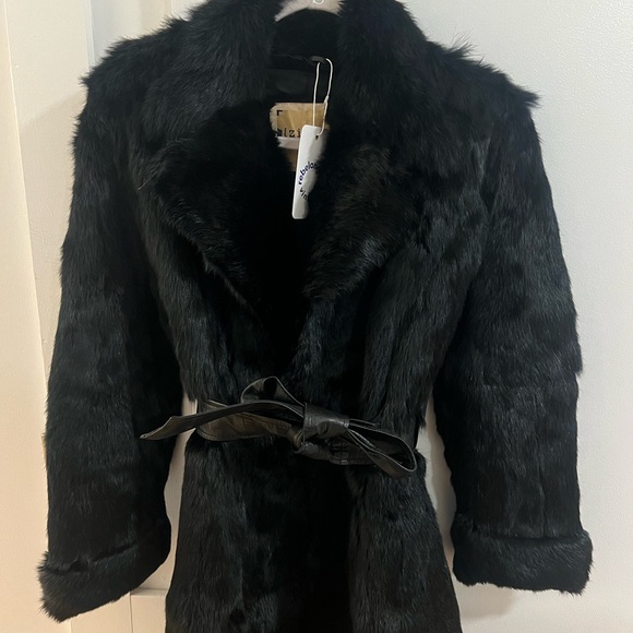 Rabbit Fur Coat - Picture 1 of 5